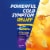 Theraflu Nighttime Severe Cold Relief Honey Lemon Flavor Powder Perspective: left