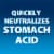 Gaviscon Extra Strength Original Chewable Fast-Acting Heartburn Relief Tablet Perspective: left