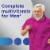 Centrum Silver Multivitamin Men Fifty Plus Multimineral Supplement Perspective: left