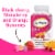 Caltrate Calcium and Vitamin D Supplement Black Cherry Strawberry Orange Gummy Bites Perspective: left