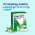 Nicorette Nicotine Gum Stop Smoking Aid, 2 mg, Spearmint Burst Flavor - 100 Count Perspective: left