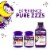 Vicks Pure Zzzs Kidz + Immunity Melatonin Sleep Aid Gummies Perspective: left