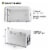 EchoSmile 30 Quart White Rotomolded Cooler Perspective: left