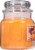 Village Candle Orange Cinnamon Jar Candle Perspective: left