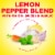 Dash Salt-Free Lemon Pepper Seasoning Blend Perspective: left