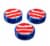 American Greetings Patriotic Paper Dinner Plates Perspective: left