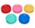 American Greetings Assorted Colors Paper Plates Perspective: left