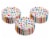 American Greetings Rainbow Dessert Plates Perspective: left