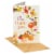 American Greetings Thinking of You Card, 6-Count (Leaves and Pumpkins) Perspective: left