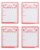 American Greetings Pets Valentine's Day Stickers Perspective: left