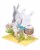 American Greetings Easter Pop-Up Card (Bunnies) Perspective: left