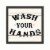 New View Wash Your Hands Wall Decor Perspective: left