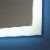 Vinnova Callista 40 LED Lit Accent Bathroom Vanity Wall Mirror in Silver Perspective: left