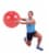 Gymnic Plus Fitness Ball - Red Perspective: left