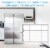 WallDeca Erasable Fridge Weekly Wall Planner, 43 x 30 cm, Perfect for Family Perspective: left