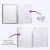 WallDeca - Weekly & Monthly Planner, Jul 2022 - Dec 2023, Flexible Cover (8 x 11") Perspective: left