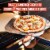 Chef Pomodoro Aluminum Metal Pizza Peel with Foldable Wood Handle for Easy Storage 12" x 14" Perspective: left