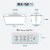 ZBRANDS White Large Cable Management Box with Cooling Window | Hide Cords, Power Strips Perspective: left
