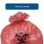 McKesson Infectious Waste Bag 30 gal. Case of 250 Perspective: left