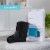 McKesson Black Ankle Brace Large 13-14 Ankle Circumf. Lace-Up for the Foot 155-81-97047 Perspective: left