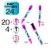 Pintar Oil Based Paint Markers - 24 Pack with 20 (5 mm Tips) & 4 (1 mm Tips) Perspective: left