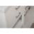 Design Element Group Cara 24  Single Sink Vanity in White Perspective: left