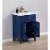 Design Element Group Cameron 24  Single Sink Vanity in Blue Perspective: left