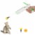 Interactive Cat Toy Stick Toy with Ball & Feather Perspective: left
