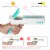 Ownpets Cat Toy Gun, Interactive Cat Toy Gun Shape Toy with Ball & Feather Perspective: left