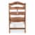 hauck AlphaPlus Grow Along Walnut Wooden High Chair, Tray Table & Deluxe Cushion Perspective: left