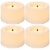 Inglow Flameless Wax Covered LED Votives – Cream Perspective: left