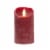 Sterno Home Expressions Flameless Wax Rustic Pillar Candle - Red Perspective: left