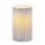 Sterno Home Flat Top Pillar Candle - Silver Perspective: left