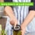 Nourished Essentials 1 Gallon Fermentation Jar Set - 1 XL Lid & 1 Jar, Pump & Recipe Guide Perspective: left
