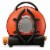 Napoleon TravelQ 2225 Rust Resistant Portable Compact Propane Gas Grill, Orange Perspective: left