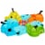 Hasbro Hungry Hungry Hippos Game Perspective: left