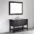 Vinnova Florence 48 Bathroom Vanity Framed Wall Mirror in Espresso Perspective: left