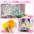 Slickblue Pretend Play Kitchen for Kids with 16 Pieces Accessories Perspective: left