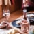 Santa Margherita Brut Rose Sparkling Wine Perspective: left