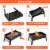 Portable BBQ Grill Foldable Charcoal Grill Lightweight Smoker Grill Perspective: left