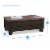 Bear Creek Two-tone Brown Lift-Top Cocktail Table with Casters Perspective: left