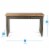 Bear Creek Two-tone Brown Sofa Table Perspective: left