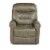 Ottawa Mushroom Light Brown Faux Leather Power Lift Chair with Heat and Massage Perspective: left