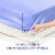 uxcell Satin Fitted Sheet with 12 Deep Pocket Mattress Protector Perspective: left