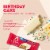 Atkins Birthday Cake High Protein Bar 4 - 2.12 oz Bars Perspective: left
