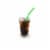 Grand Fusion Reuseable Silicone Drink Straws with Cleaning Brush (2-3ct packs) Perspective: left