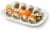 Japanese Food Express Inc Salmon Sushi Combo Perspective: left