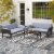 Slickblue Convertible Sofa Daybed for Outdoor Spaces with Adjustable Armrests Perspective: left