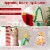 Slickblue Cute Christmas Cat Tree Cat Tower for Indoor Cats with Scratching Posts and Carpet Perspective: left