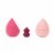 Japonesque® Perfect Complexion Pink Sponge Trio Perspective: left